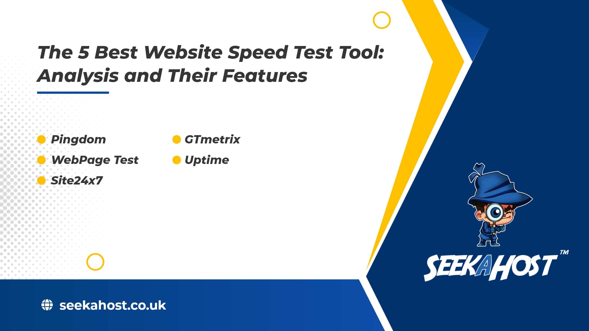 The 5 Best Website Speed Test Tool: Analysis and Their Features